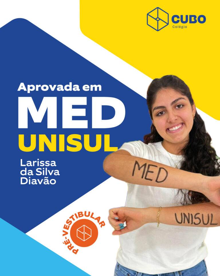 2025.2 Larissa Silva Diavão • MEDICINA • UNISUL •Pré-vestibular