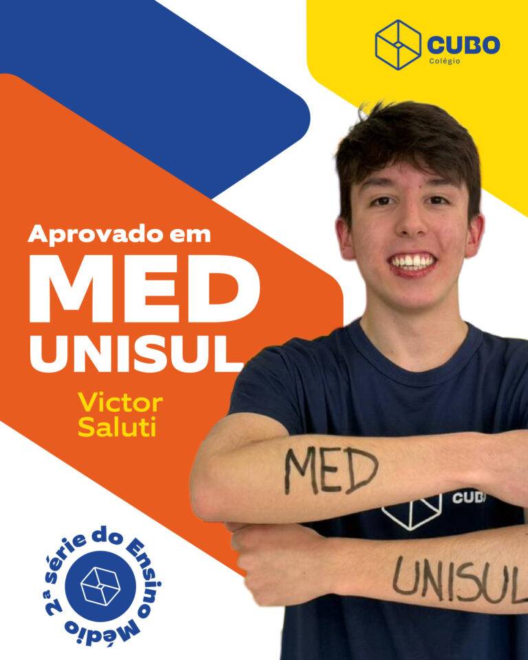 2025.2 Victor Saluti • MEDICINA • UNISUL • 2º série do EM